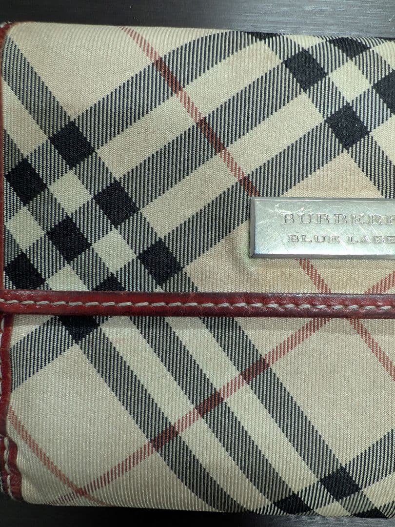 BURBERRY BLUE LABEL 二つ折り財布 ノバチェック 財布