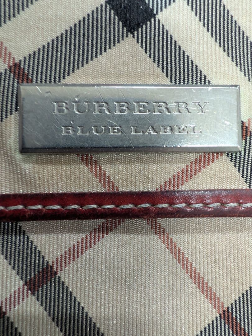 BURBERRY BLUE LABEL 二つ折り財布 ノバチェック 財布