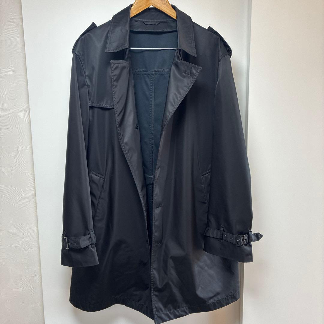CK  トレンチコート インナー付　ブラックsize3L