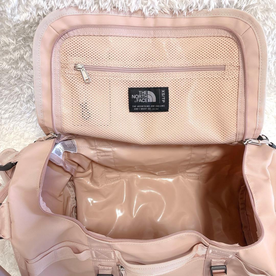 【未使用級】ノースフェイス ダッフルバッグ 31L ピンク ボストン 2way
