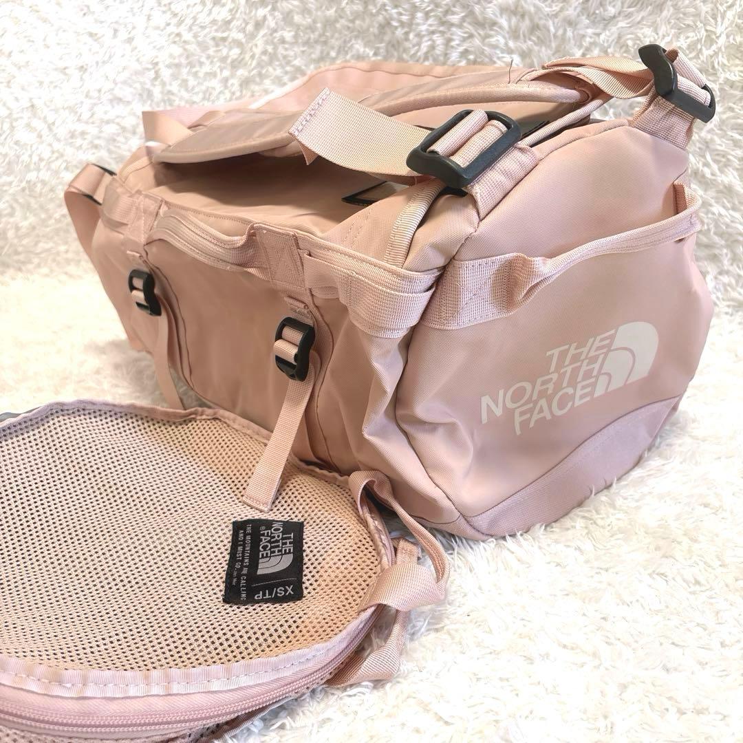 【未使用級】ノースフェイス ダッフルバッグ 31L ピンク ボストン 2way