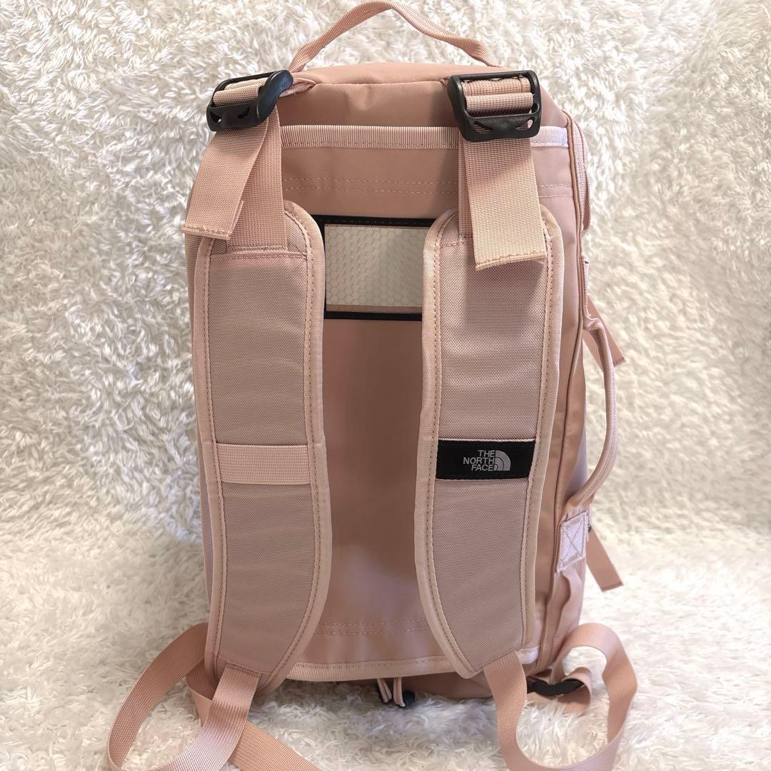 【未使用級】ノースフェイス ダッフルバッグ 31L ピンク ボストン 2way