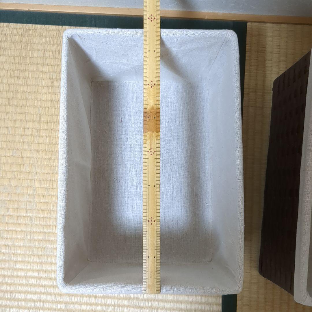 クマ✿収納バスケットセット 内布付き 蓋付き収納ボックス マガジンラック