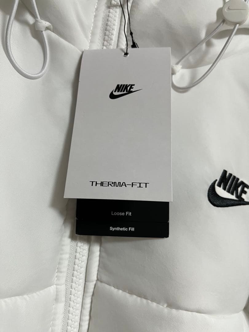 Nike ホワイト ロングコート　新品未使用