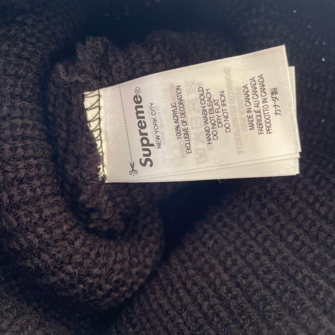 Supreme Loose Gauge Beanie Black 黒 ブラック