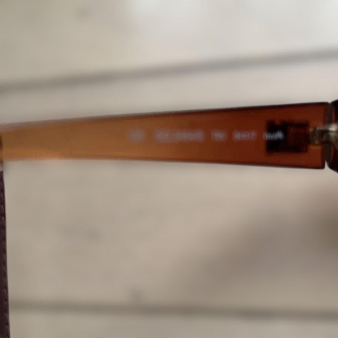 GUCCI ブラウンオーバーサイズサングラス