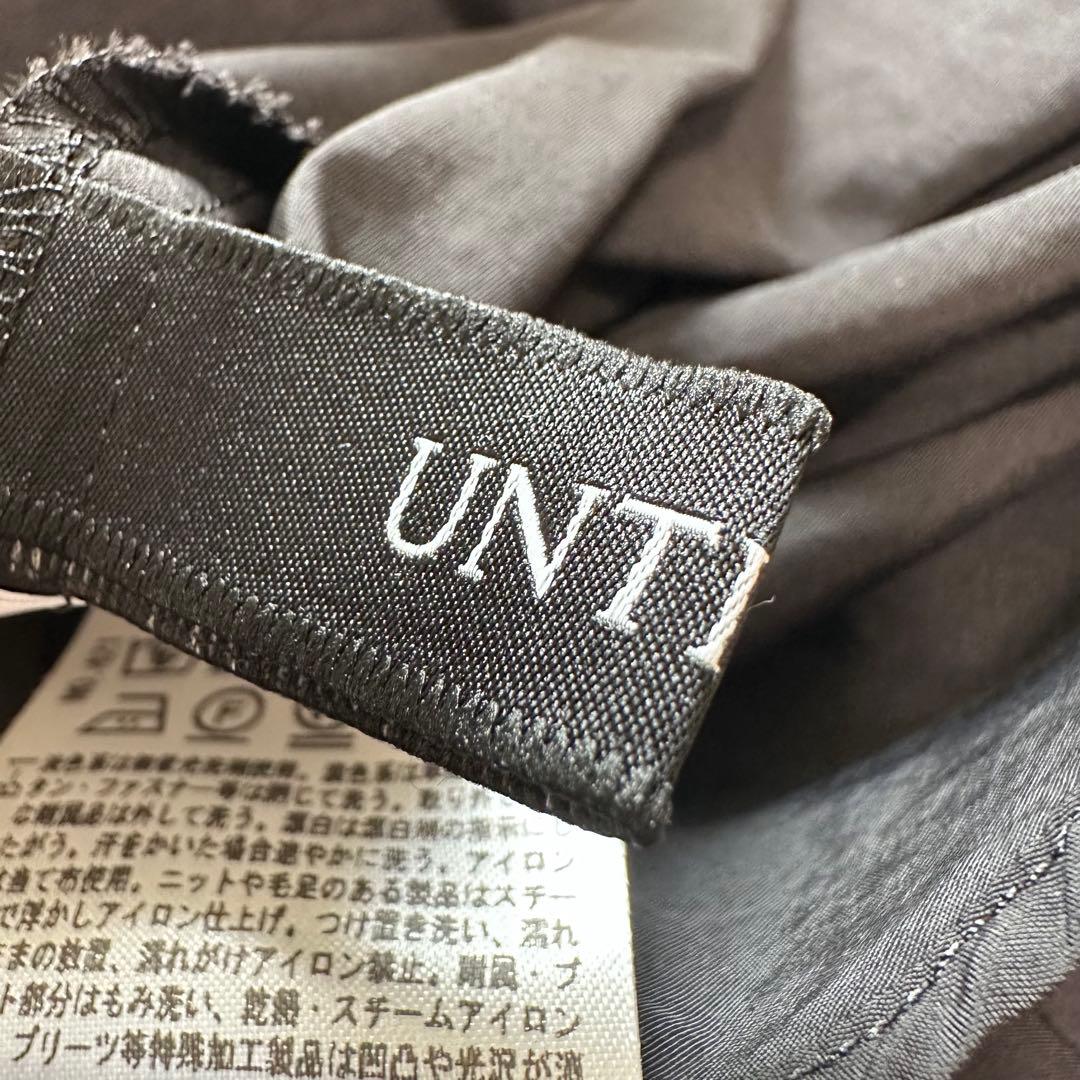 25SS untitled 撥水 大きいサイズ タスランフレアスカート
