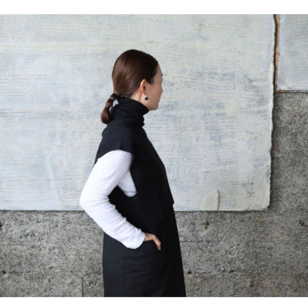 小物 evameva wool rib snood