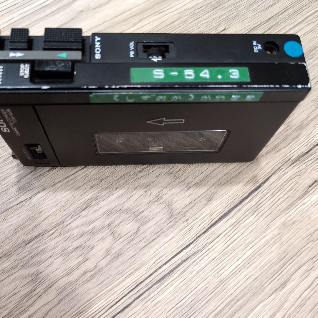 【通電のみ確認済】SONY TCM-100B カセットプレーヤー