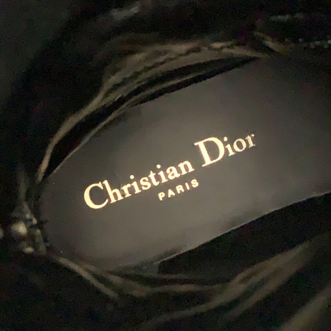 クリスチャンディオール DIORIRON キルティング レースアップ ブーツ