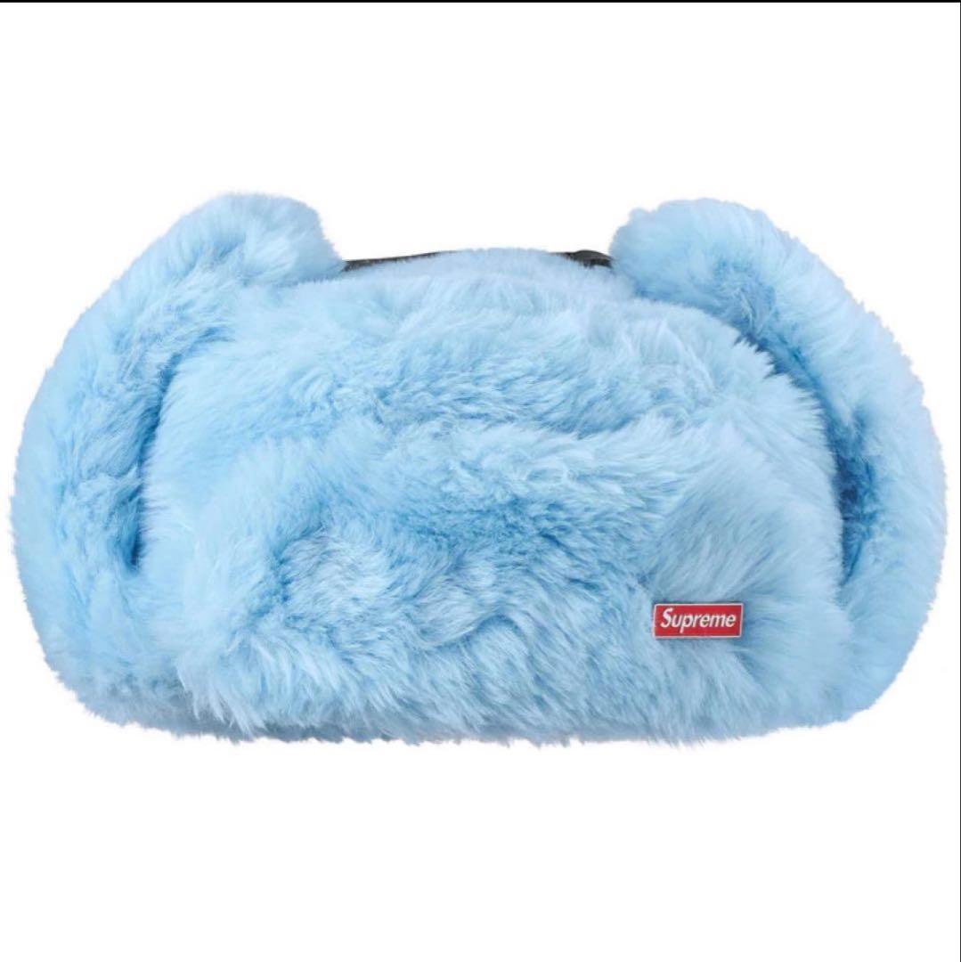 帽子 25FW S/M Supreme Ushanka Hat Light Blue