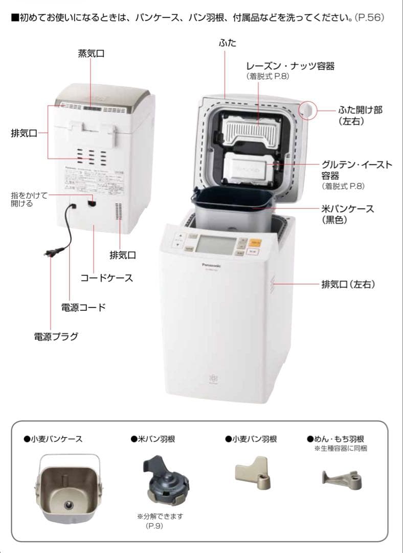 Panasonic GOPAN ゴパン　SD-RBM1001 ホームベーカリー