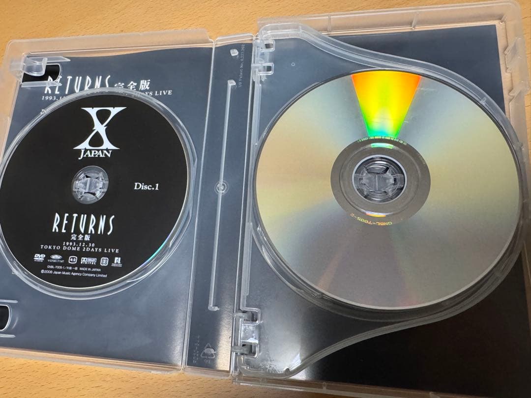 RETURNS完全版dvd 6枚組特典DVD付き　XJAPAN