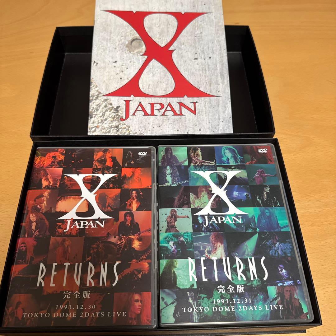 RETURNS完全版dvd 6枚組特典DVD付き　XJAPAN