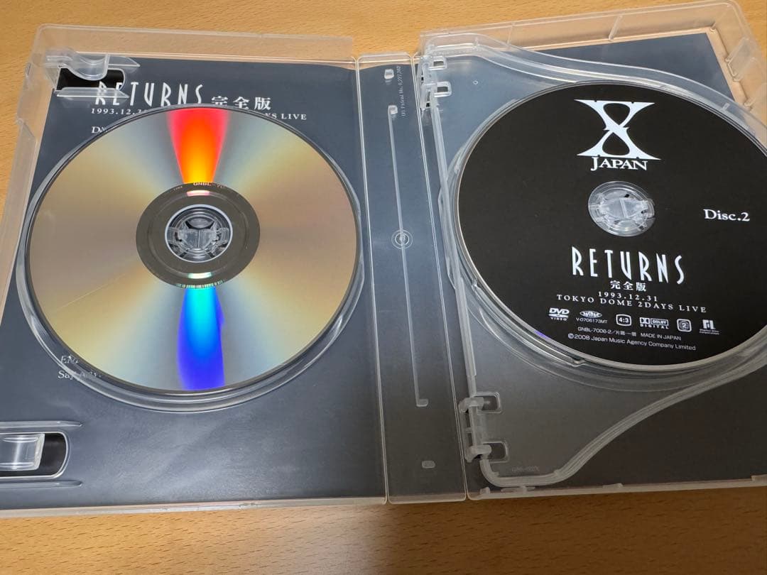 RETURNS完全版dvd 6枚組特典DVD付き　XJAPAN