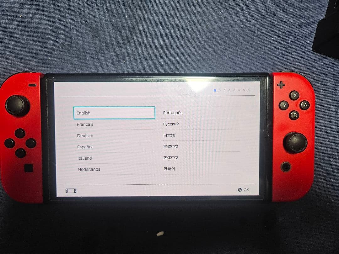 Nintendo Switch マリオレッド本体 + コントローラー　その他