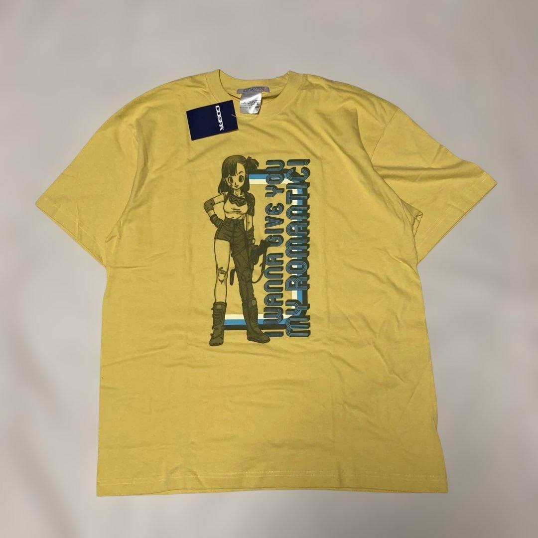 激レア希少 扉絵 タグ付きドラゴンボール ブルマ 鳥山明 Tシャツ　XLサイズ