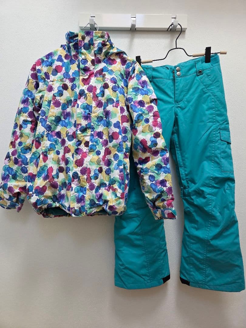 BURTONキッズM(140)スノーウェア＆パンツセット