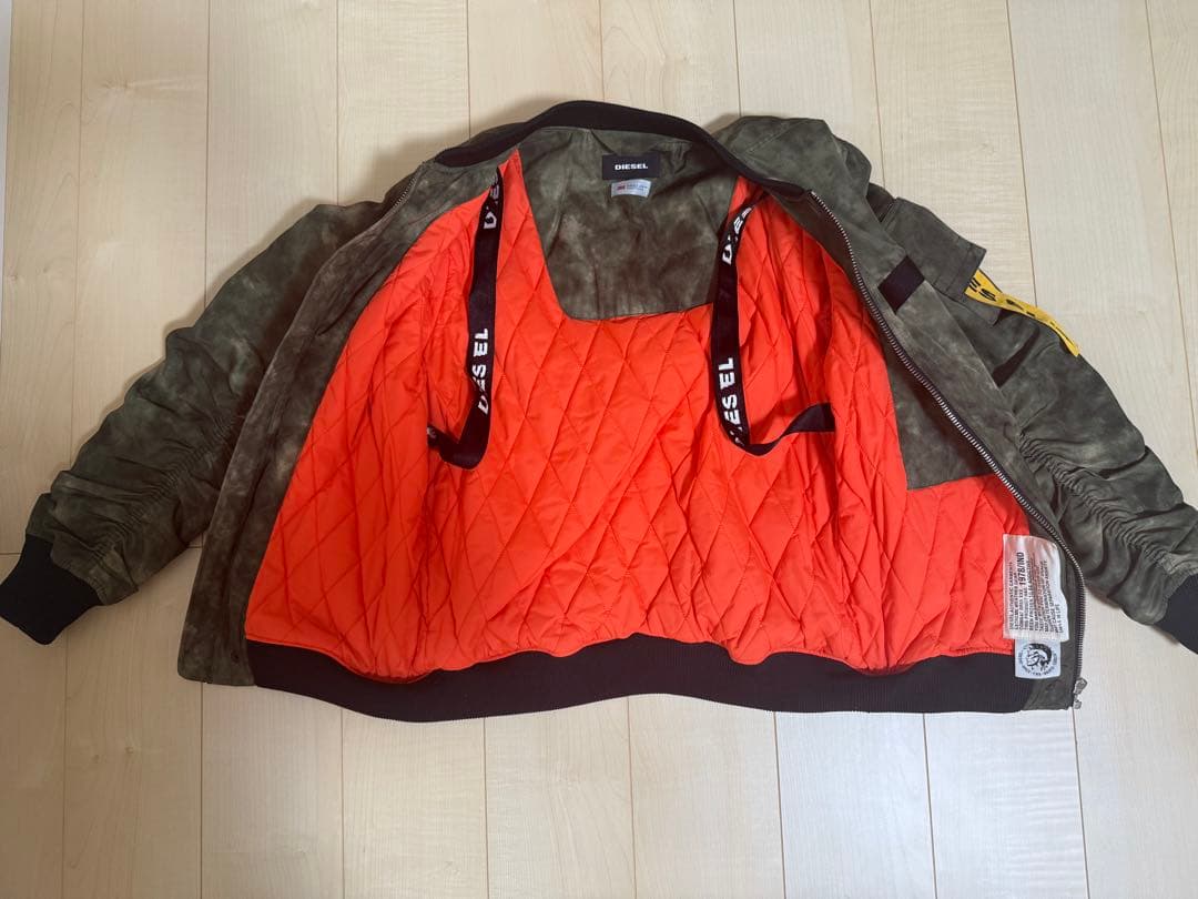 DIESEL MA-1 ボンバージャケット　3M カモフラージュ　カーキ　L