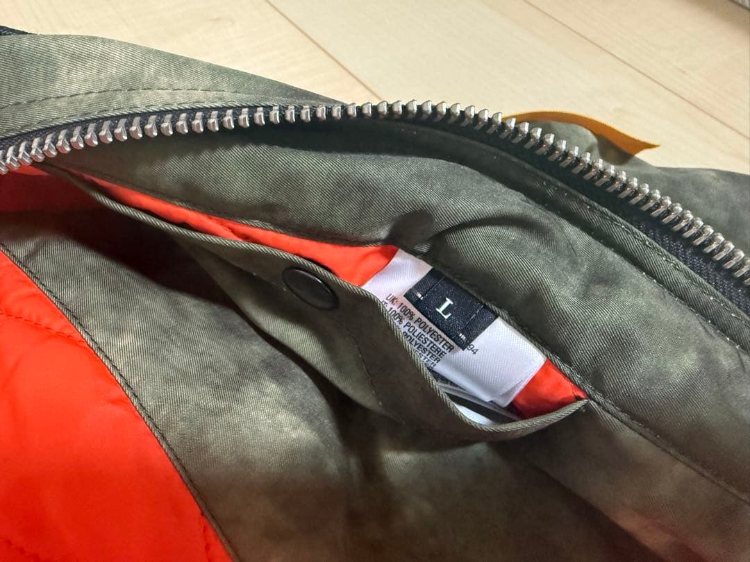 DIESEL MA-1 ボンバージャケット　3M カモフラージュ　カーキ　L