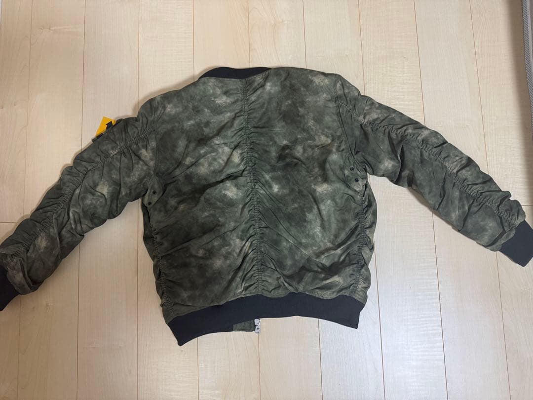 DIESEL MA-1 ボンバージャケット　3M カモフラージュ　カーキ　L
