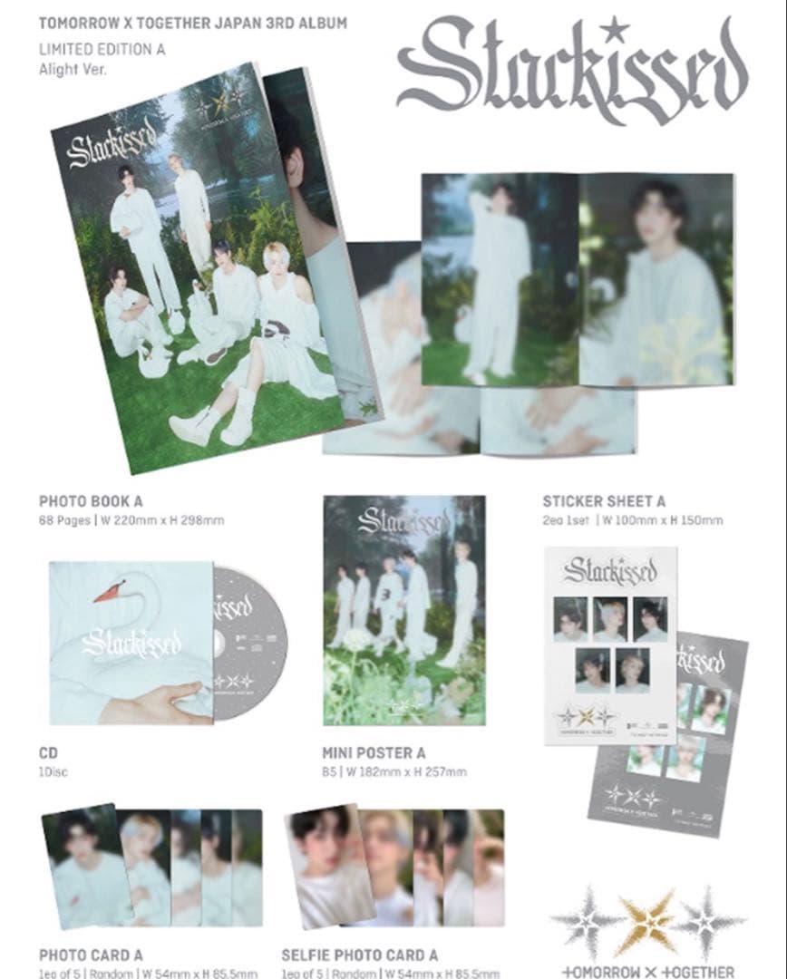 TXT Starkissed ヨンジュン 4形態セット