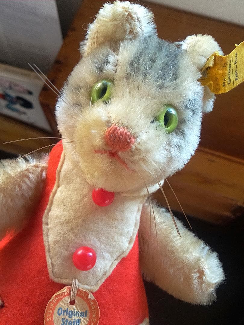 フエルトスカートの猫さん　★ベッドタイムキャット　シュタイフ　ALL ID’s