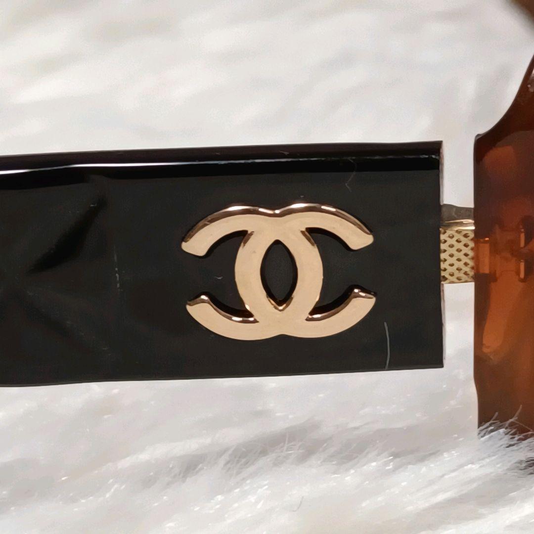 CHANEL シャネル 5111 カメリア サングラス ブラウン イタリア製