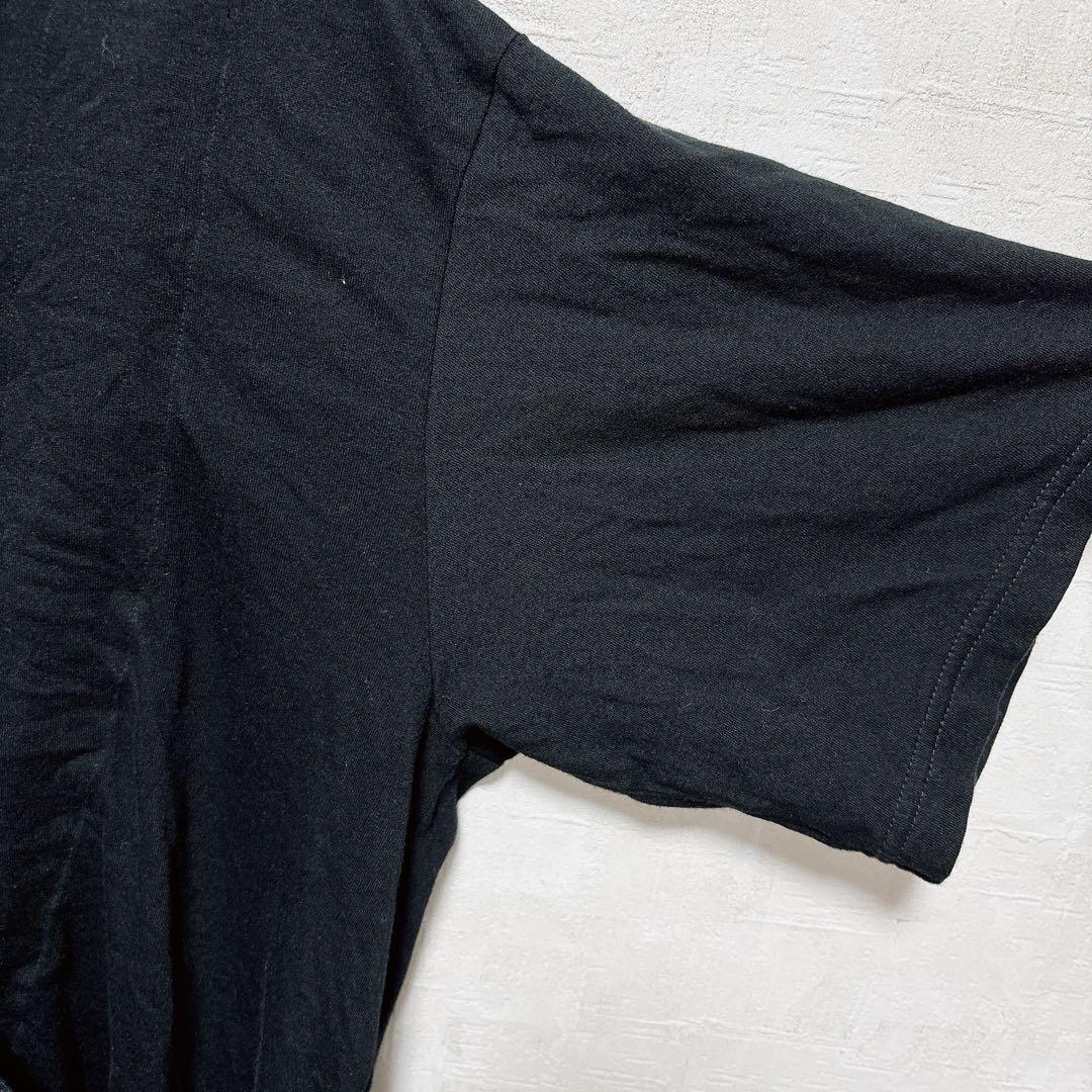 希少 Yohji Yamamoto ストラップデザインTシャツ 日本製 モード