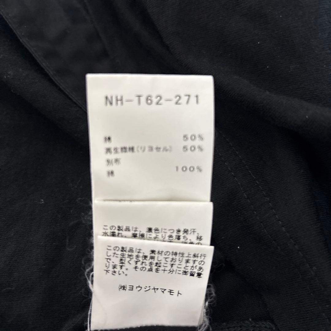 希少 Yohji Yamamoto ストラップデザインTシャツ 日本製 モード