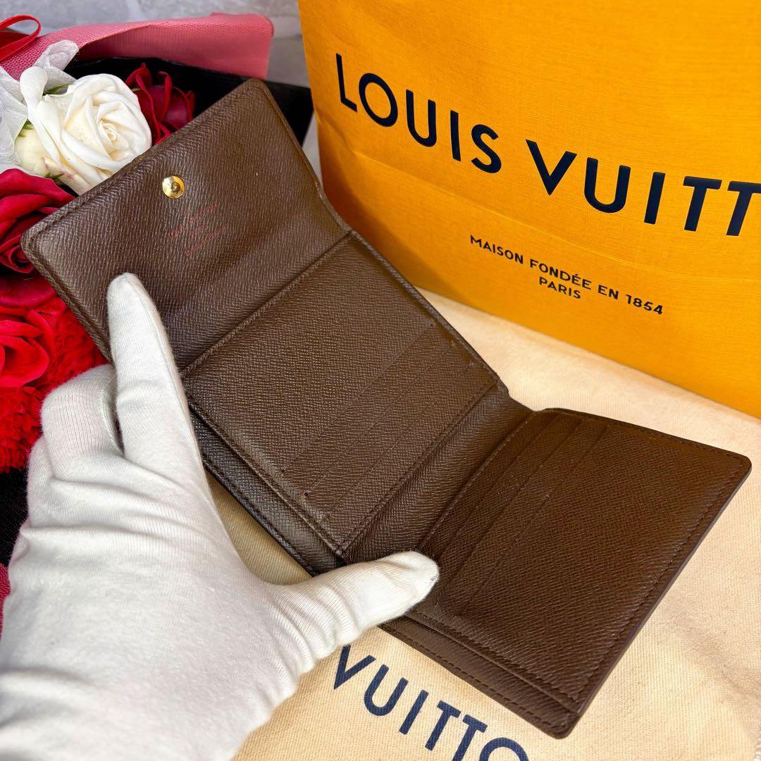✨美品✨ヴィトン ポルトモネビエカルトクレディ ダミエ Wホック 折財布