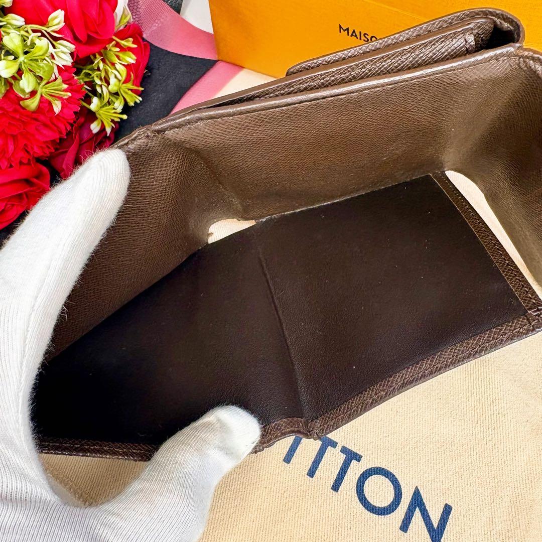 ✨美品✨ヴィトン ポルトモネビエカルトクレディ ダミエ Wホック 折財布