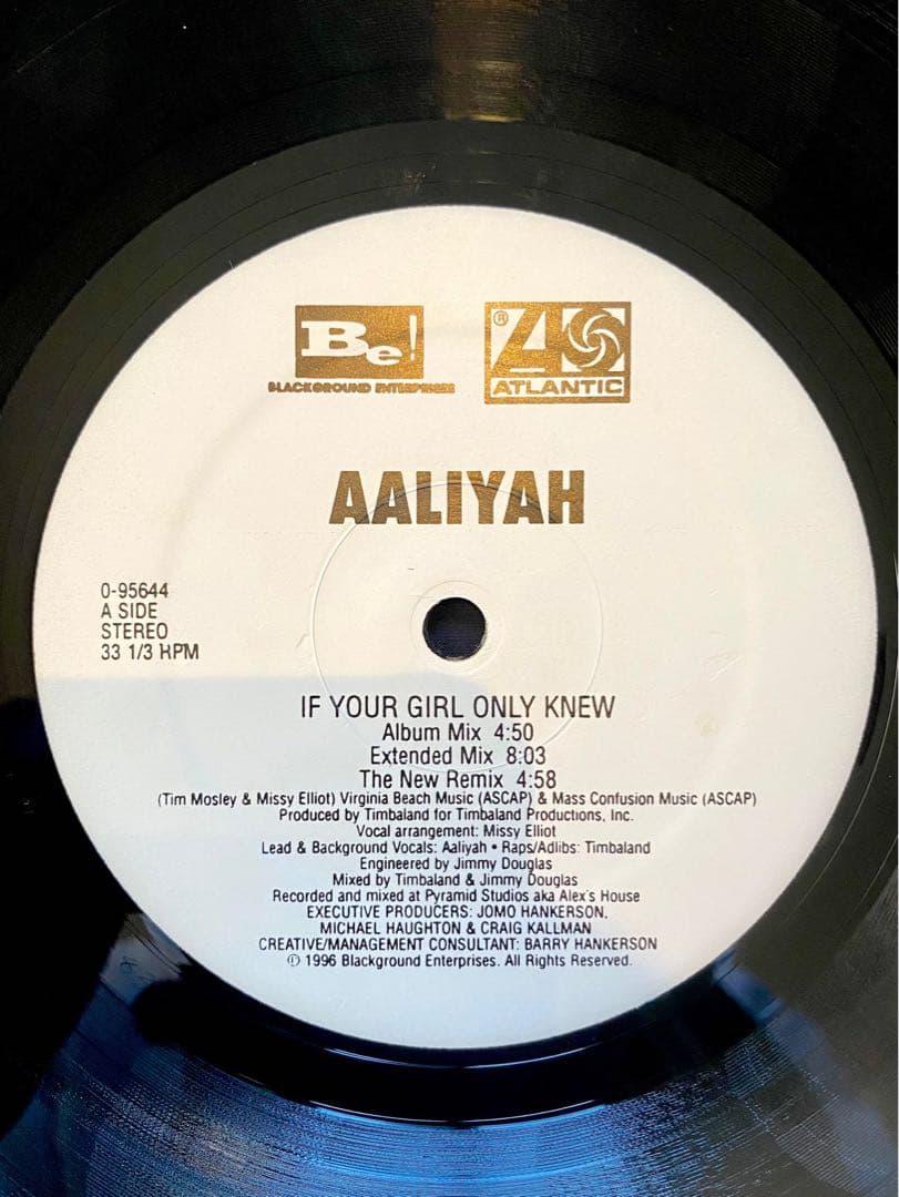 洋楽 AALIYAH If Your Girl Only Knew US12