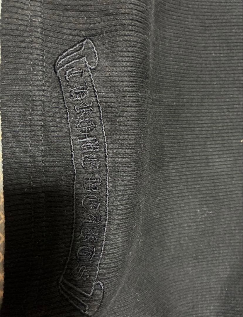 CHROME HEARTS クロムハーツ ハーフジップMサイズ ブラック