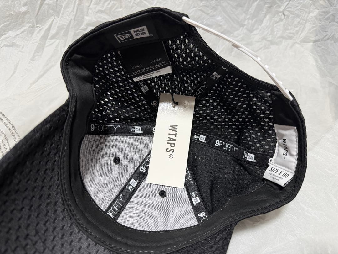 WTAPS 25SS 9FORTY/CAP/POLY.MESH.NEWERA 黒