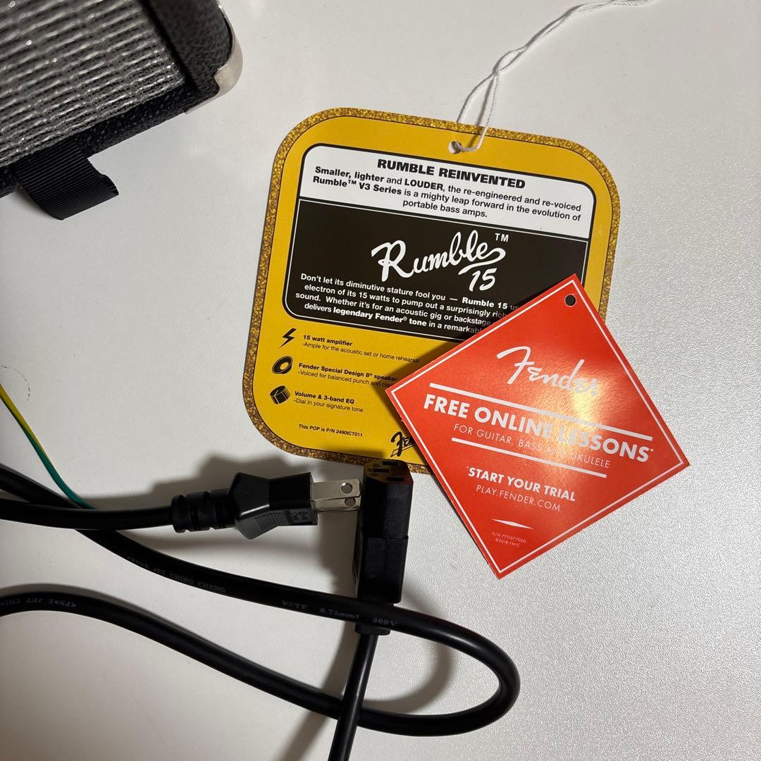 Fender フェンダー ベースアンプ RUMBLE15 V3 15W