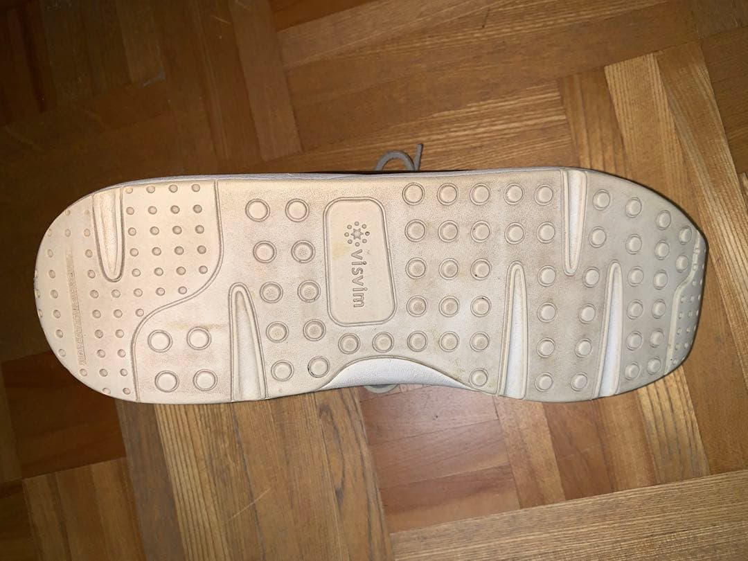 良品　visvim ビズビム ホックニー デッキシューズ US9.5 ブラック