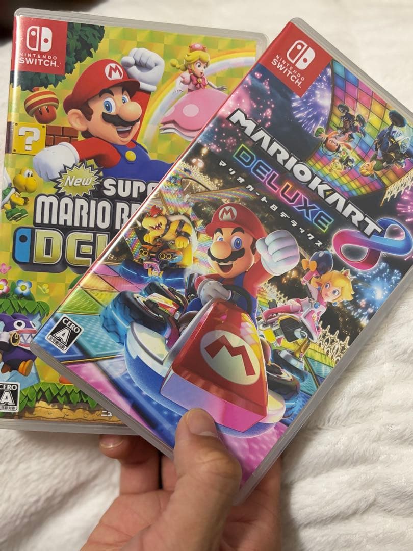 【使用回数1回！！】Nintendo Switch 本体 + ゲーム2本