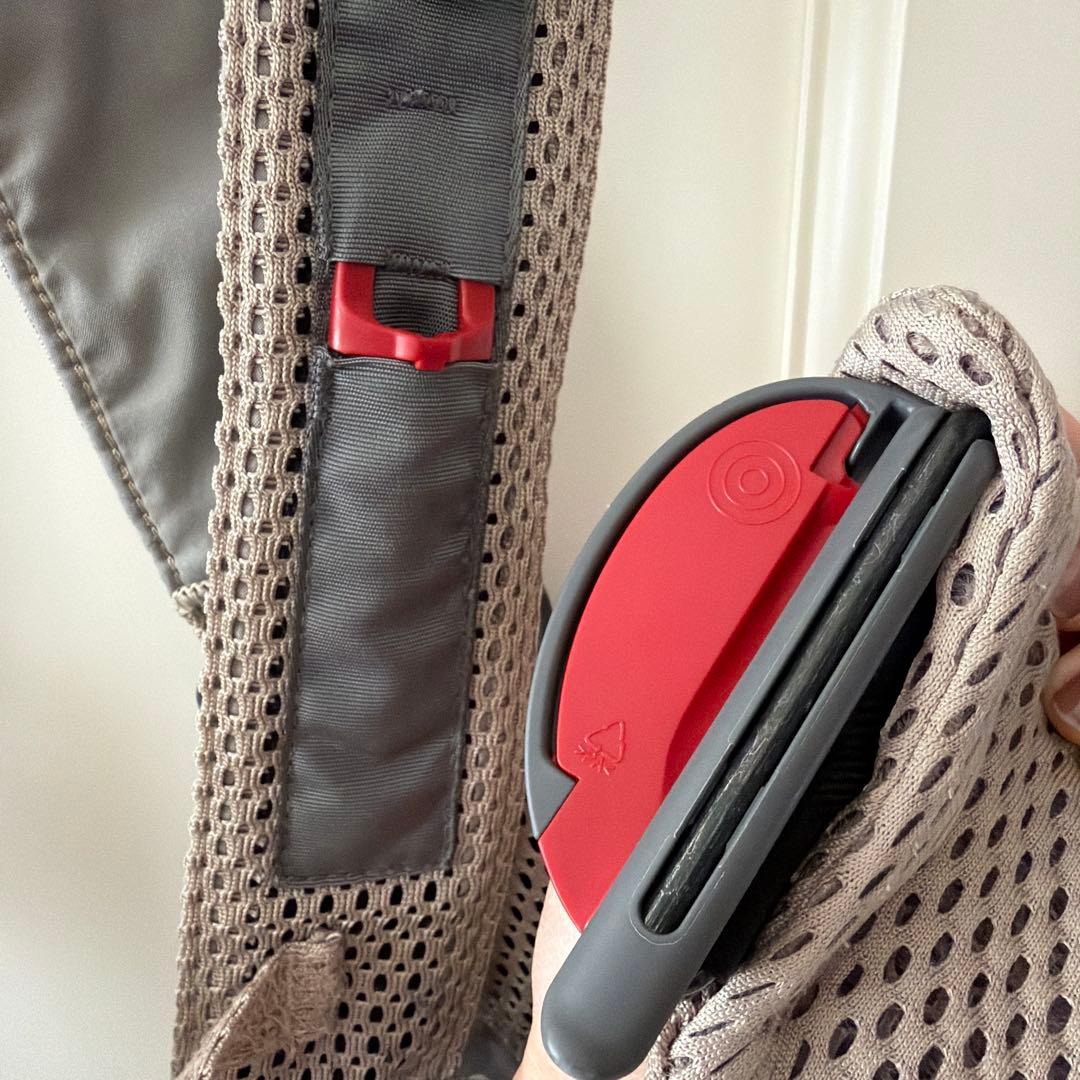 BabyBjorn ベビーキャリア ミニ エアーメッシュ グレーベージュ 新生児