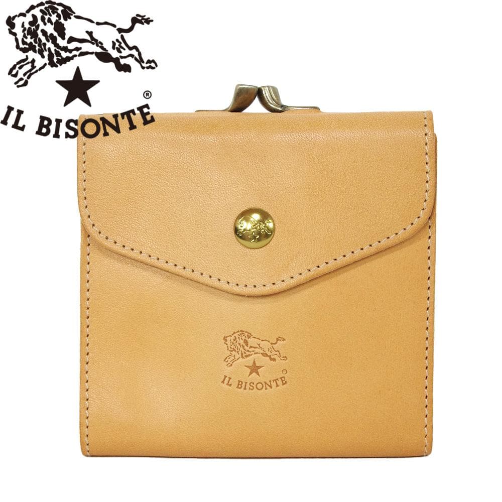 イルビゾンテ IL BISONTE C0423 120 Naturalがま口財布