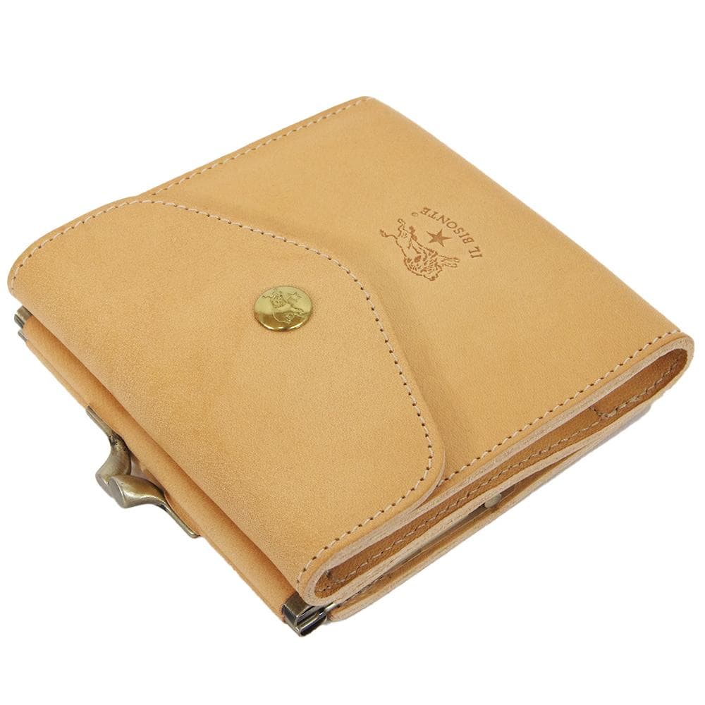 イルビゾンテ IL BISONTE C0423 120 Naturalがま口財布