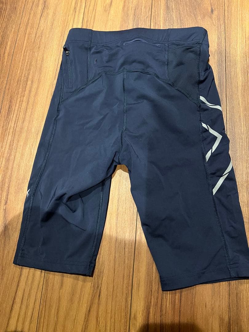 2XU MCS タイツ S（紺×銀）