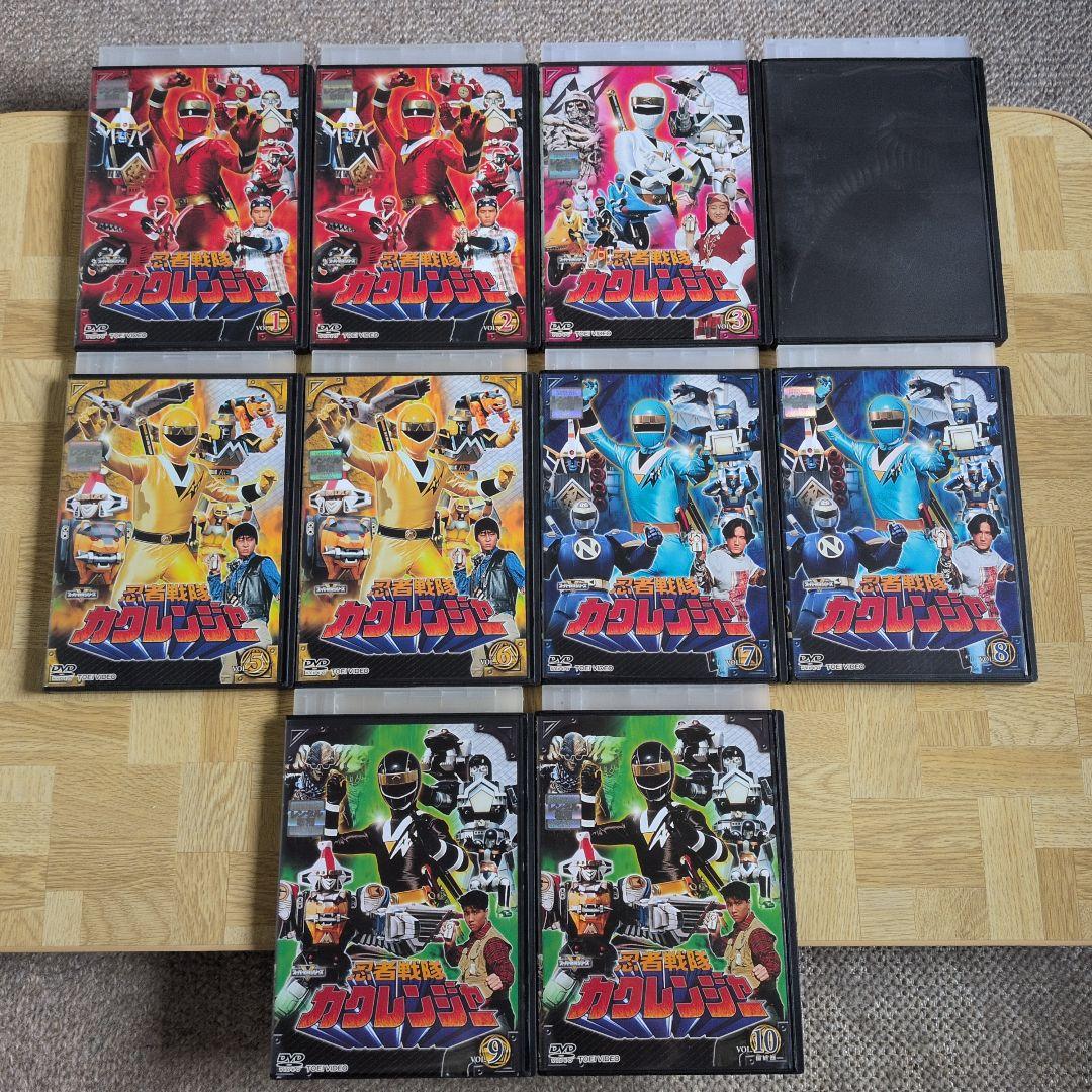 DVD 忍者戦隊 カクレンジャー 1-10 全巻セット