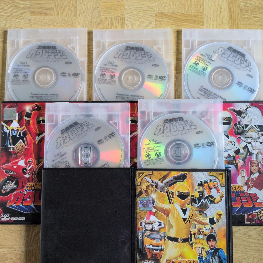 DVD 忍者戦隊 カクレンジャー 1-10 全巻セット