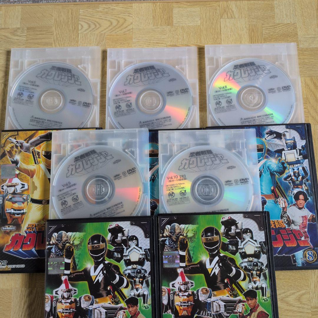DVD 忍者戦隊 カクレンジャー 1-10 全巻セット