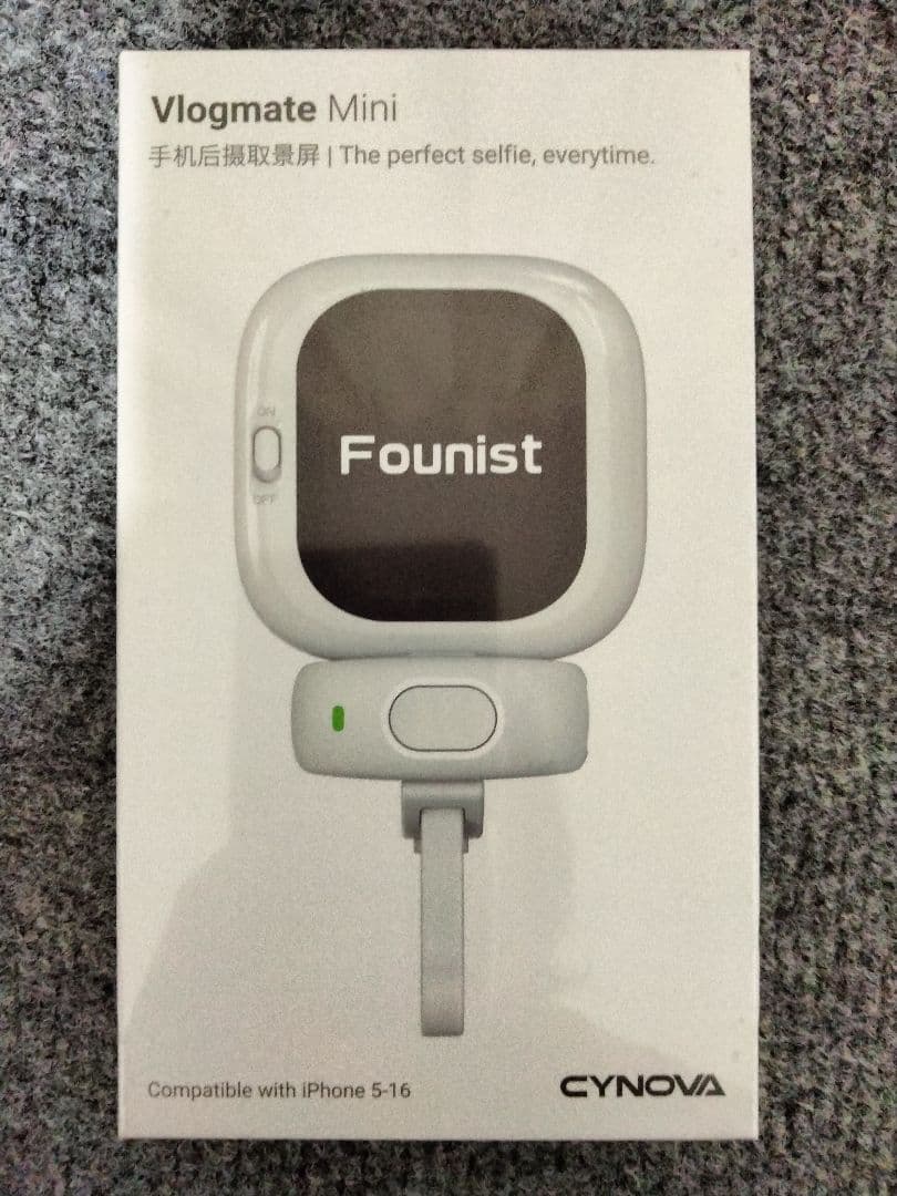 FOUNIST vlogmate mini 自撮りモニター iPhone用
