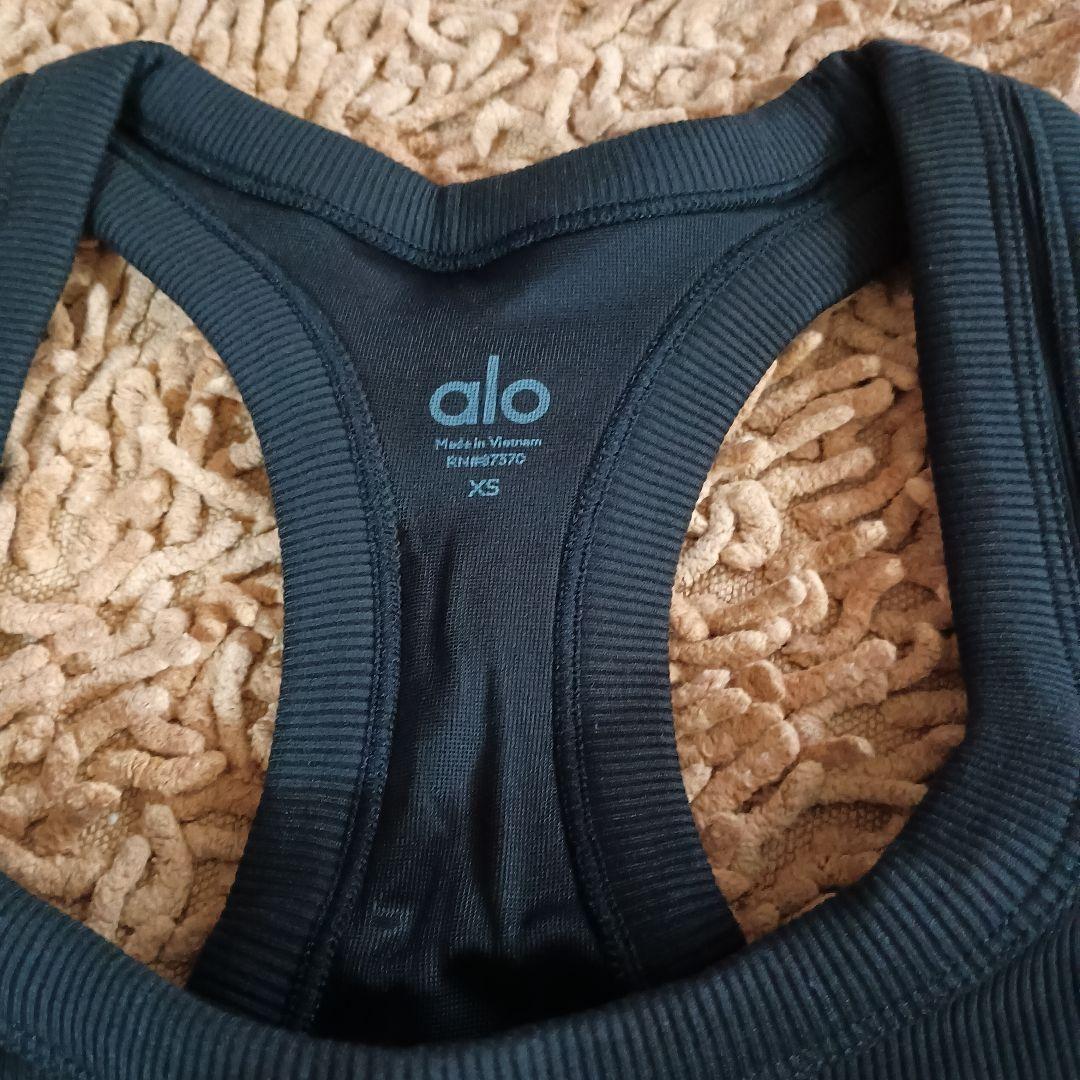 新品未使用 Alo Yoga Rib Support Tank XS ブラック