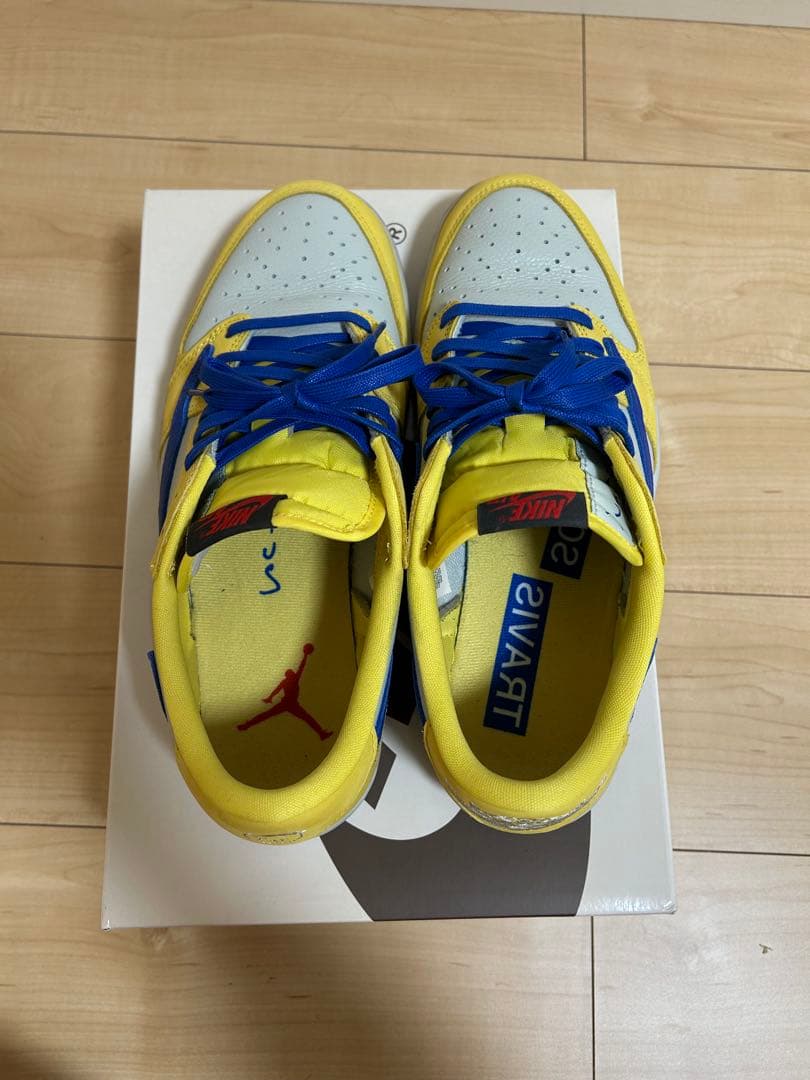 靴 Jordan 1 Low Travis Scott Canary 28.5cm