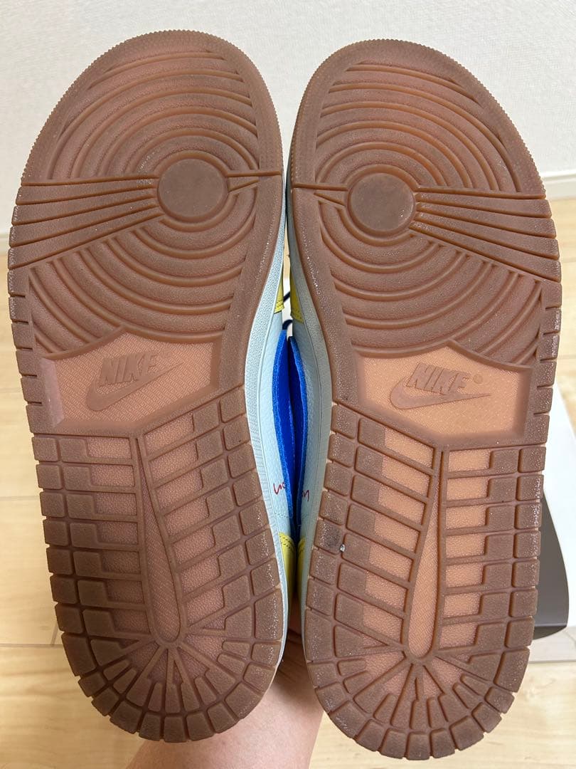 靴 Jordan 1 Low Travis Scott Canary 28.5cm