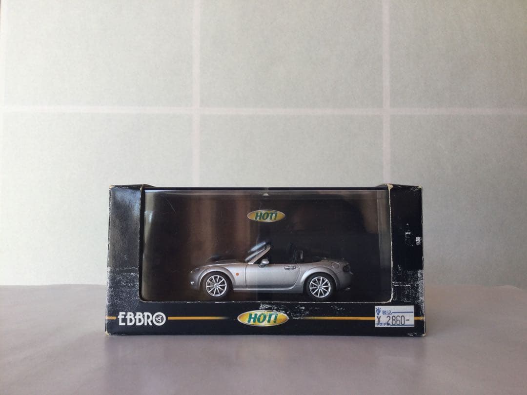EBBRO マツダ ロードスター 2005 シルバー ミニカー